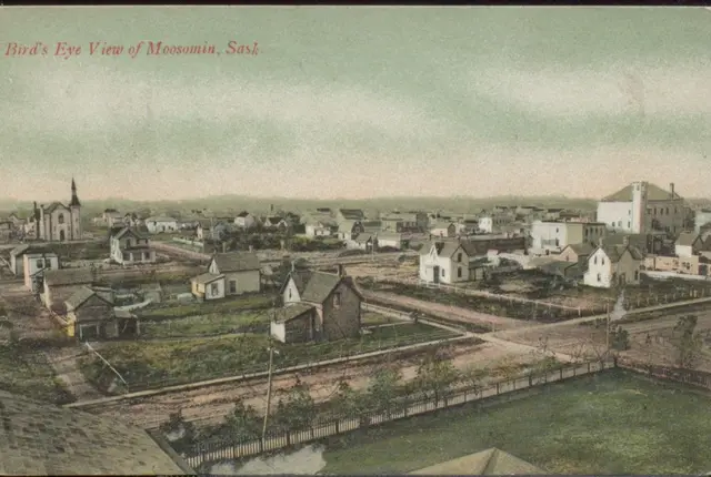 Bird's eye view of Moosomin